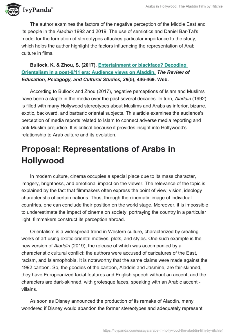 Arabs in Hollywood: The "Aladdin" Film by Ritchie. Page 2