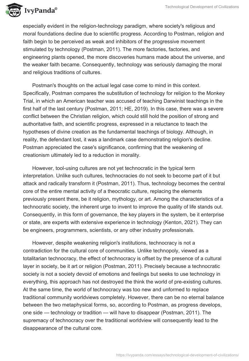 Technological Development of Civilizations. Page 2