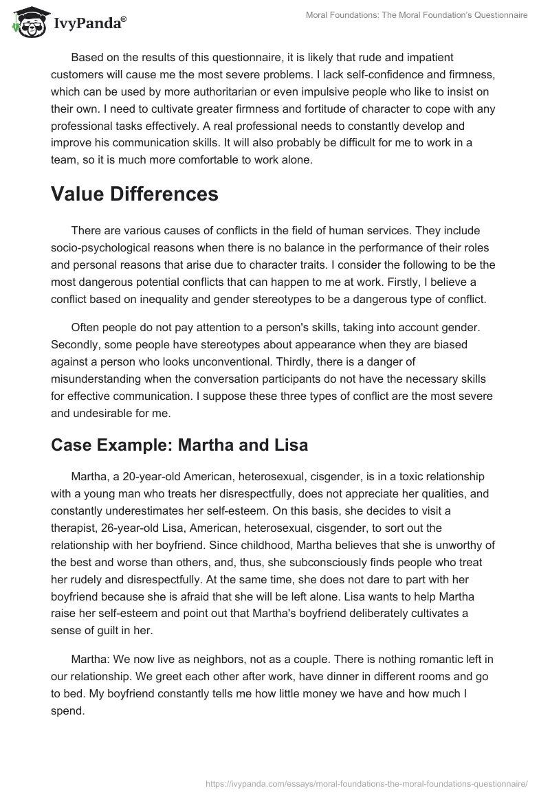 Moral Foundations: The Moral Foundation’s Questionnaire. Page 2