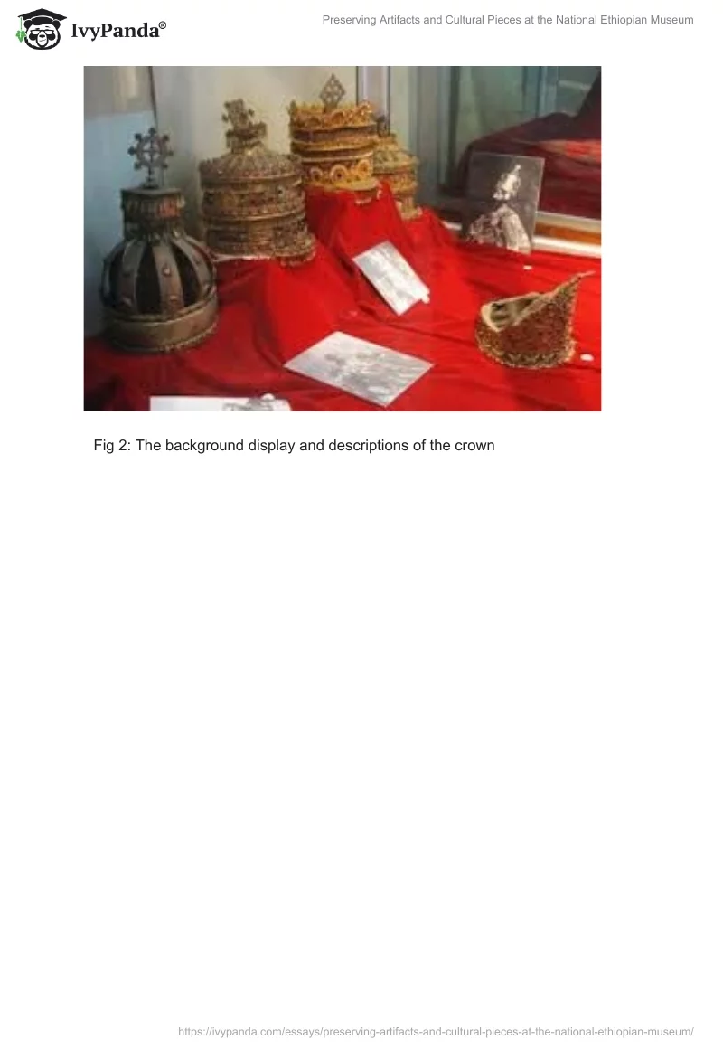 Preserving Artifacts and Cultural Pieces at the National Ethiopian Museum. Page 3