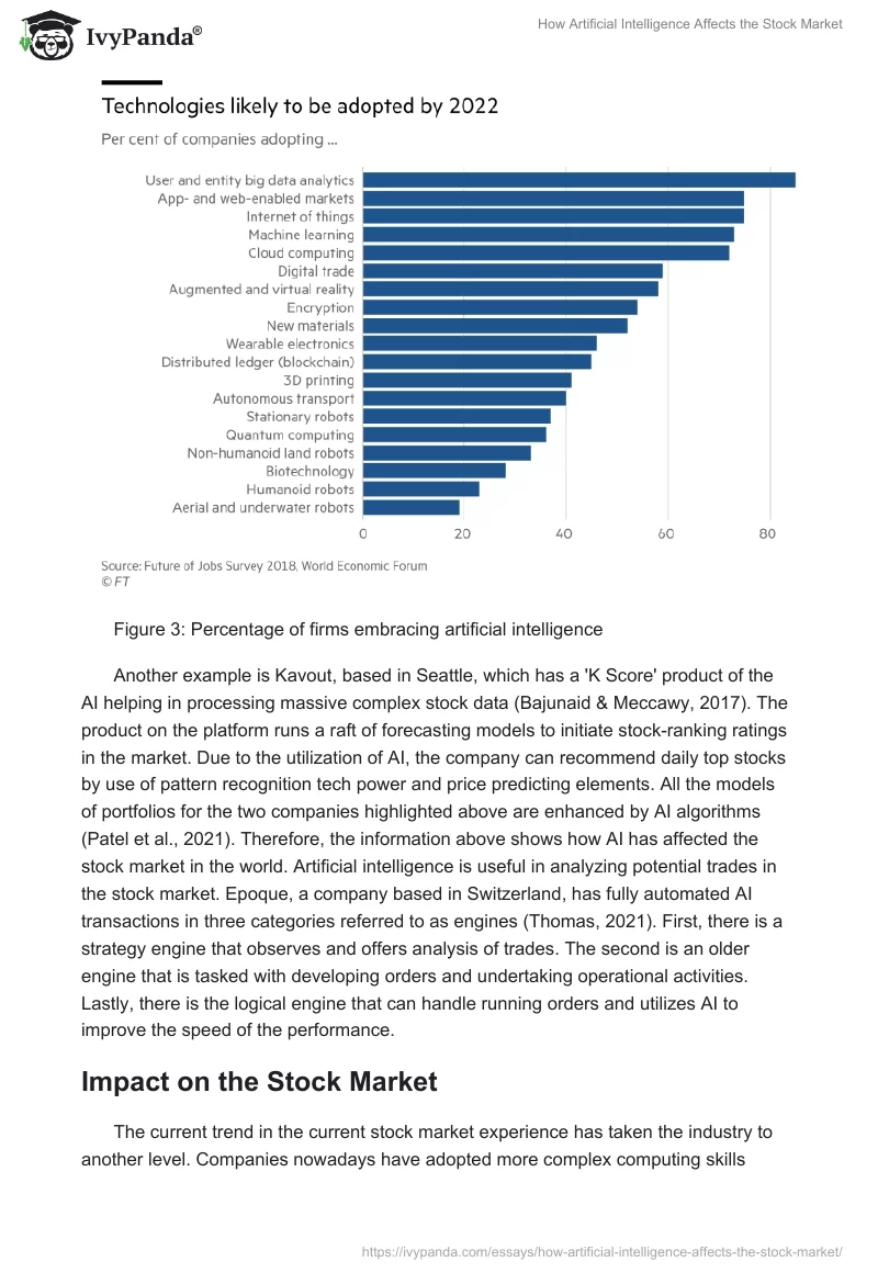 How Artificial Intelligence Affects the Stock Market. Page 5