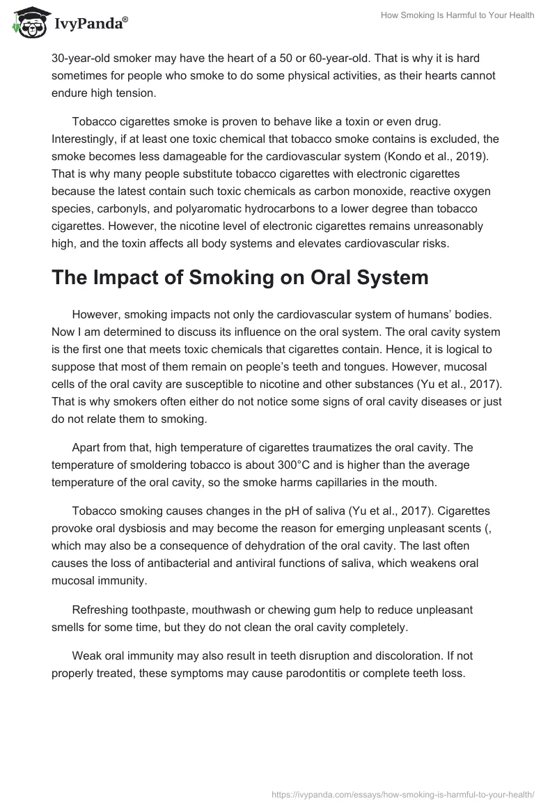 How Smoking Is Harmful to Your Health. Page 2