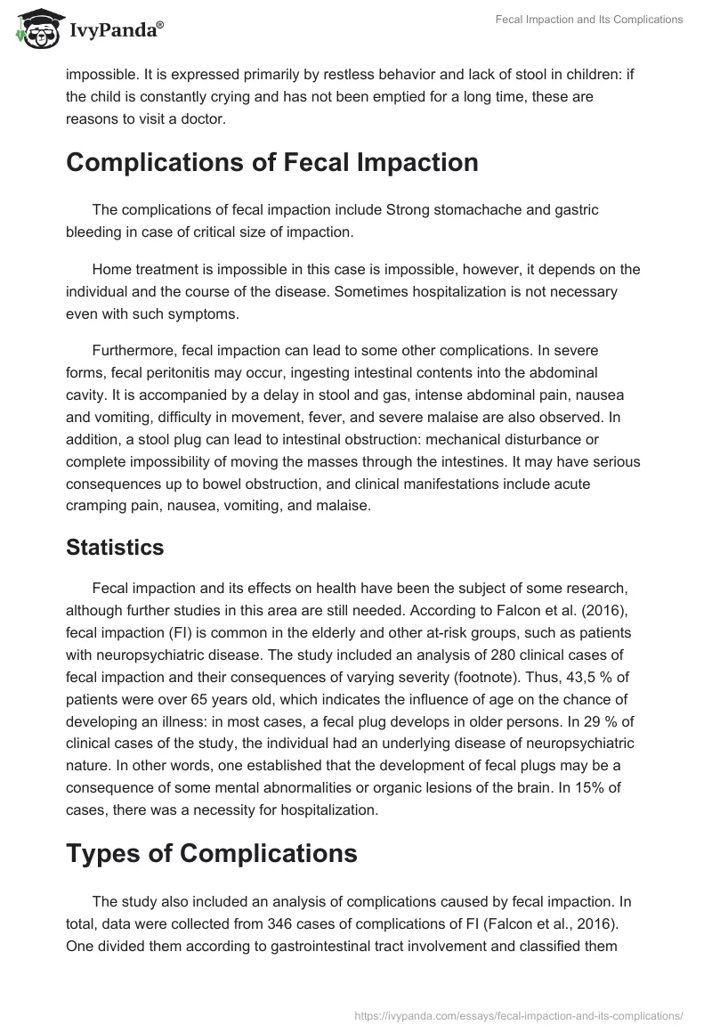 Fecal Impaction and Its Complications. Page 2