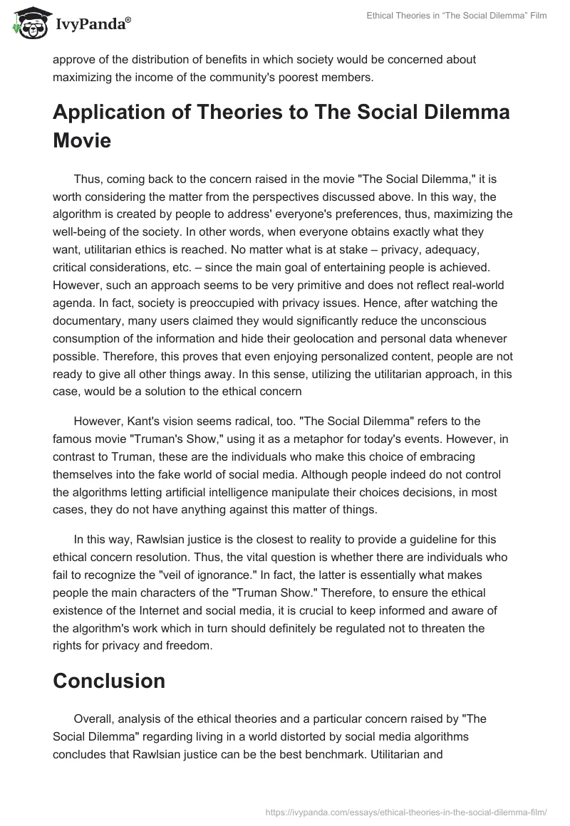 Ethical Theories in “The Social Dilemma” Film. Page 3