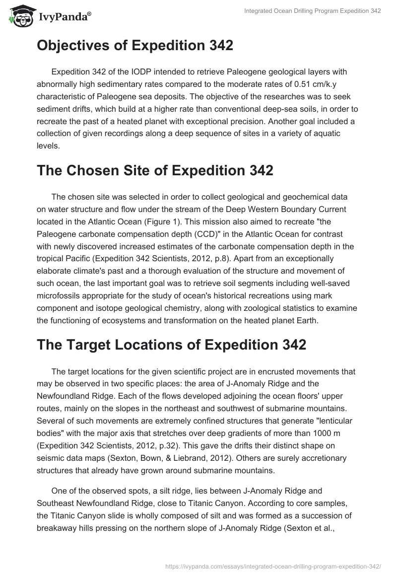 Integrated Ocean Drilling Program Expedition 342. Page 2