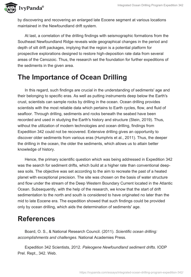 Integrated Ocean Drilling Program Expedition 342. Page 4