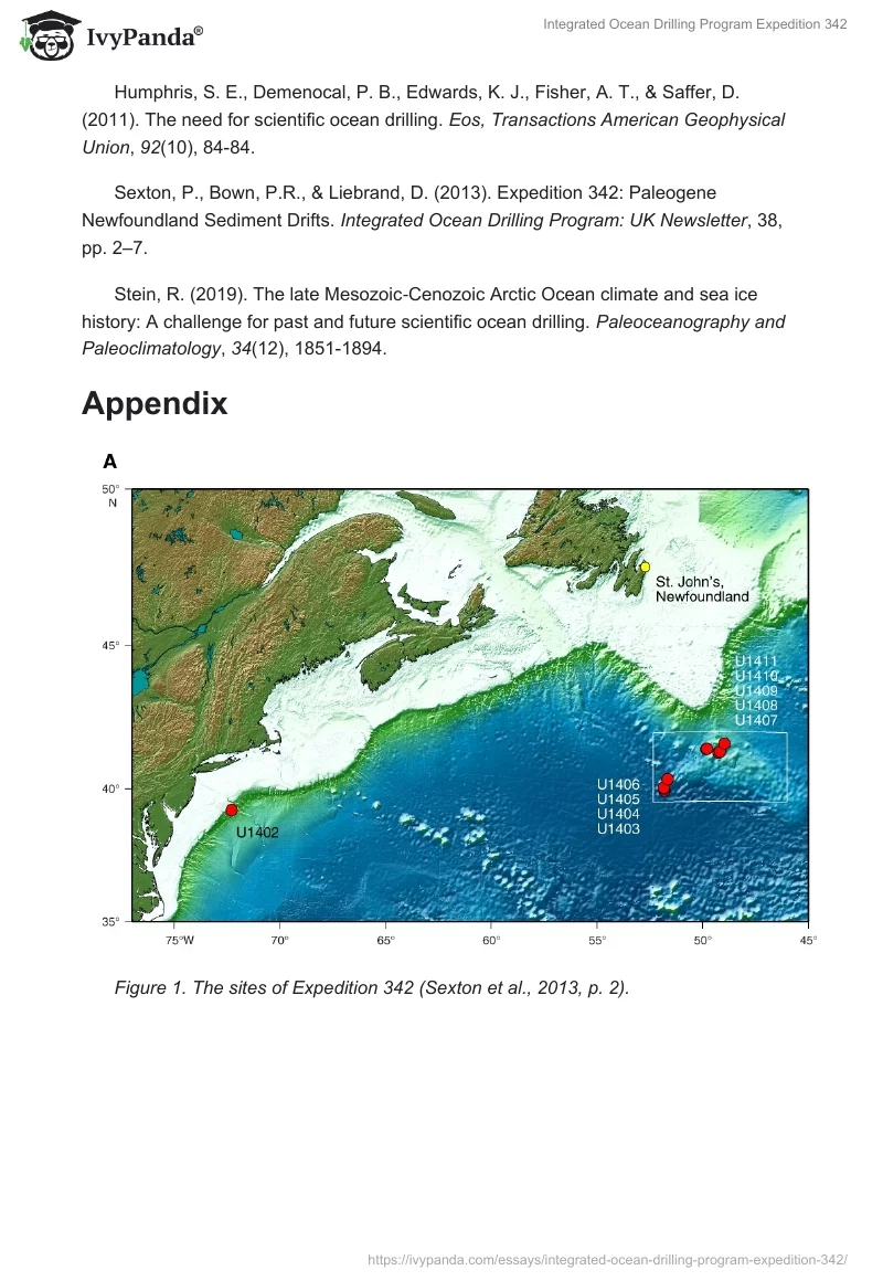 Integrated Ocean Drilling Program Expedition 342. Page 5