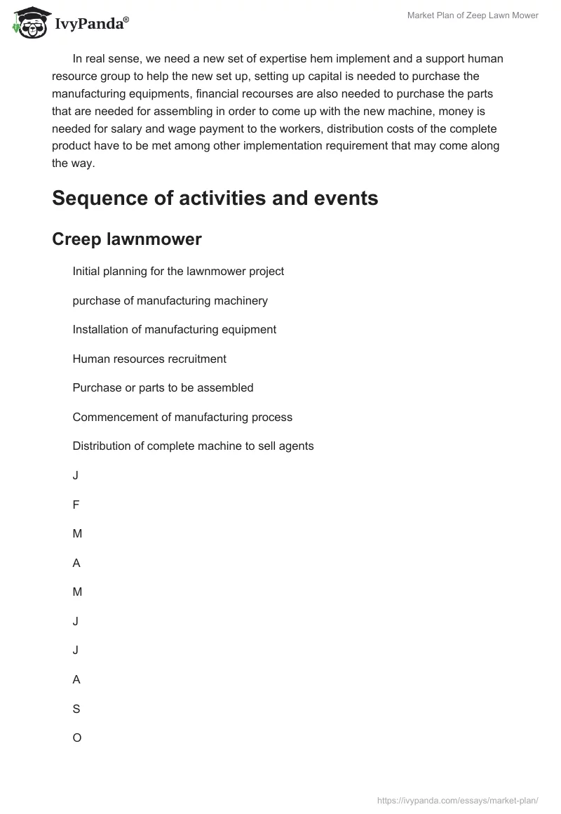 Market Plan of Zeep Lawn Mower. Page 3