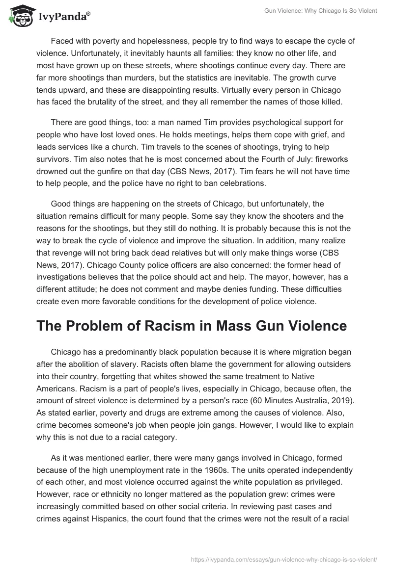Gun Violence: Why Chicago Is So Violent. Page 3