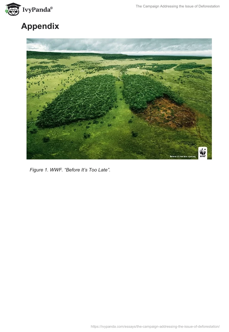 The Campaign Addressing the Issue of Deforestation. Page 4