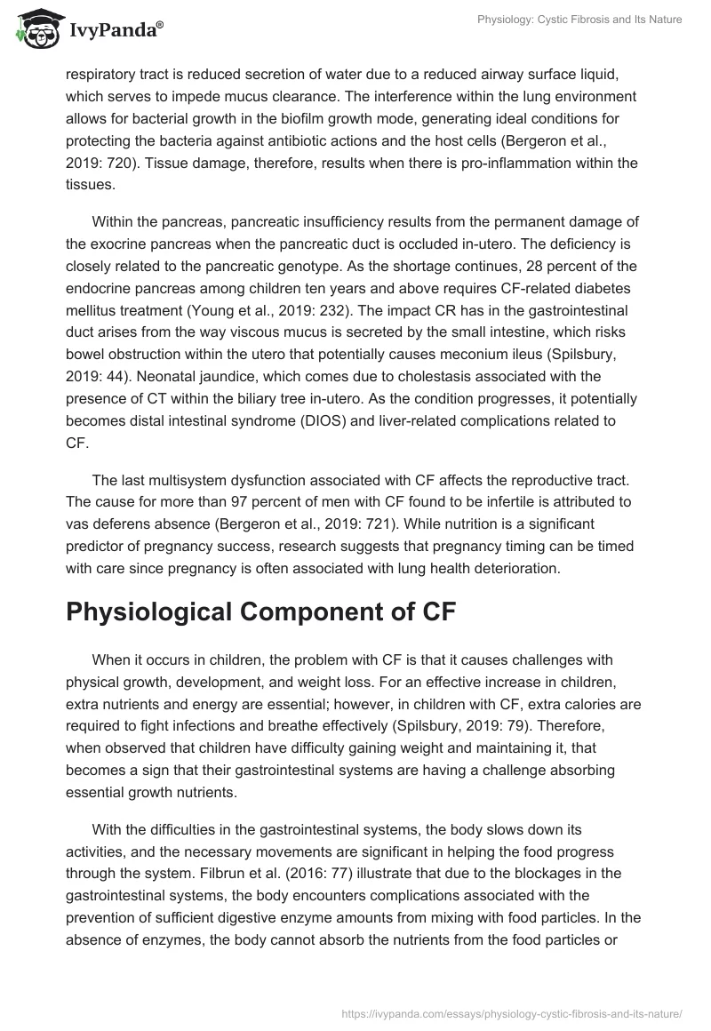 Physiology: Cystic Fibrosis and Its Nature. Page 2