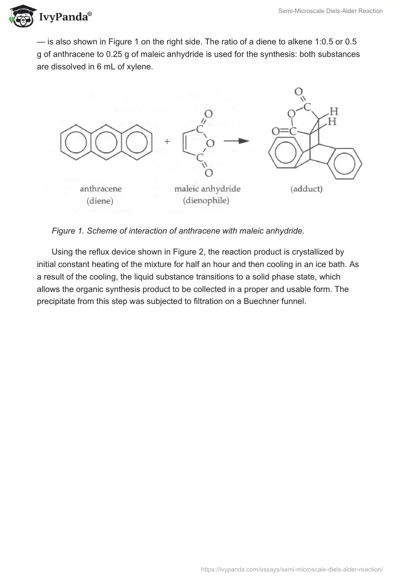 Semi-Microscale Diels-Alder Reaction. Page 3