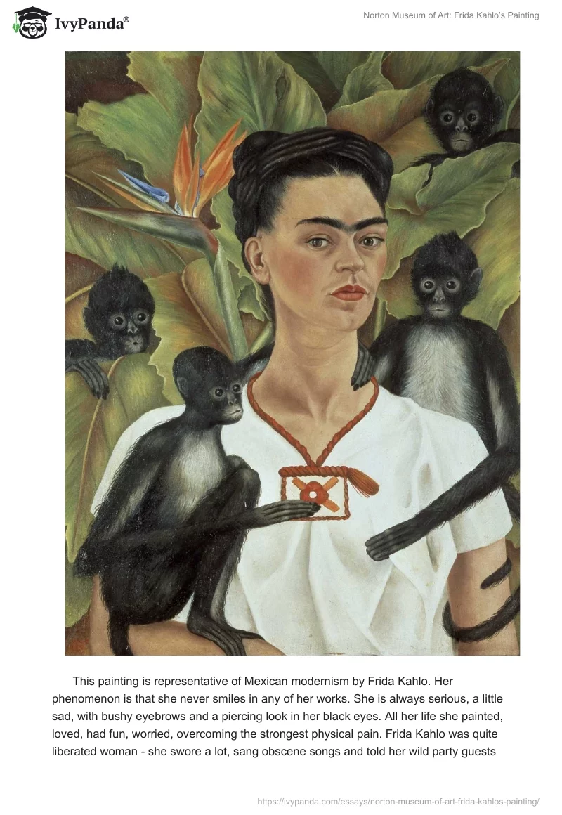 Norton Museum of Art: Frida Kahlo’s Painting. Page 2