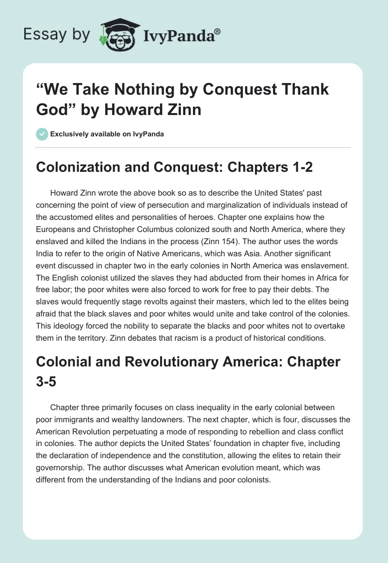 U.S. Mexico War: We Take Nothing by Conquest, Thank God - Zinn Education  Project