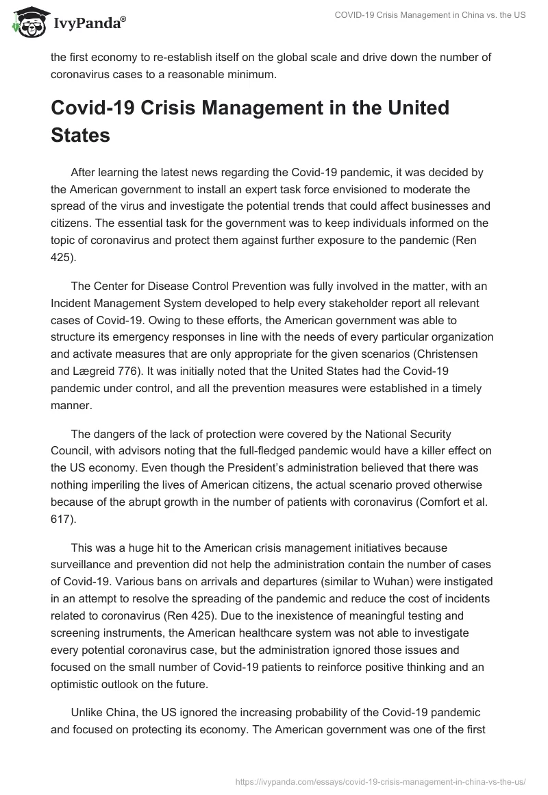COVID-19 Crisis Management in China vs. the US. Page 4