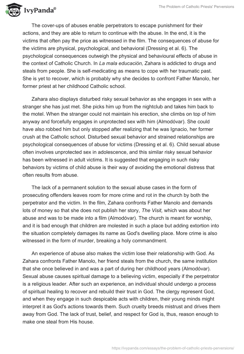 The Problem of Catholic Priests' Perversions. Page 2