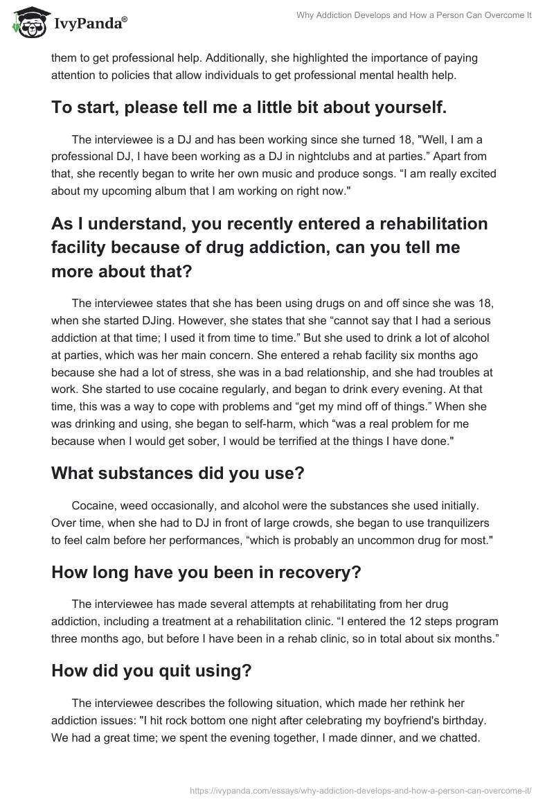 Why Addiction Develops and How a Person Can Overcome It. Page 2