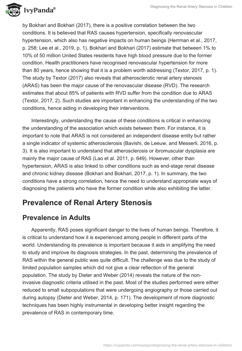 Diagnosing the Renal Artery Stenosis in Children. Page 5