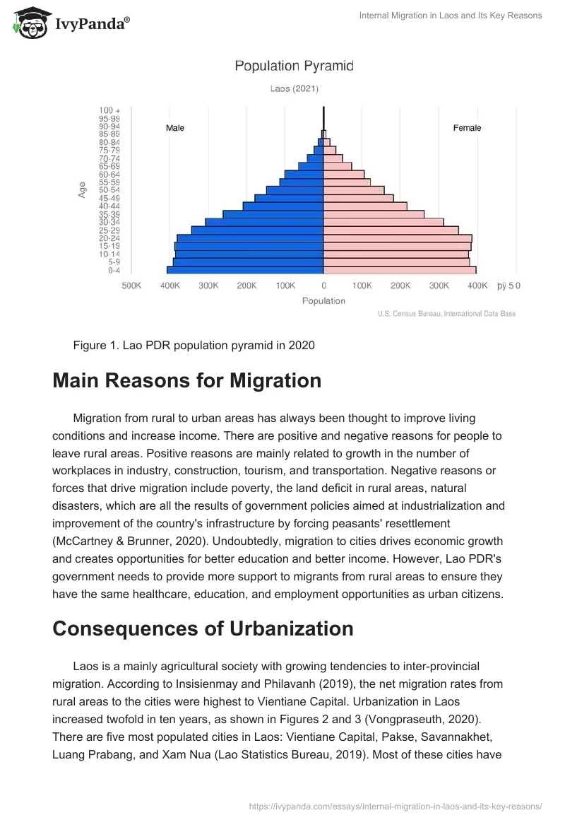 Internal Migration in Laos and Its Key Reasons. Page 2