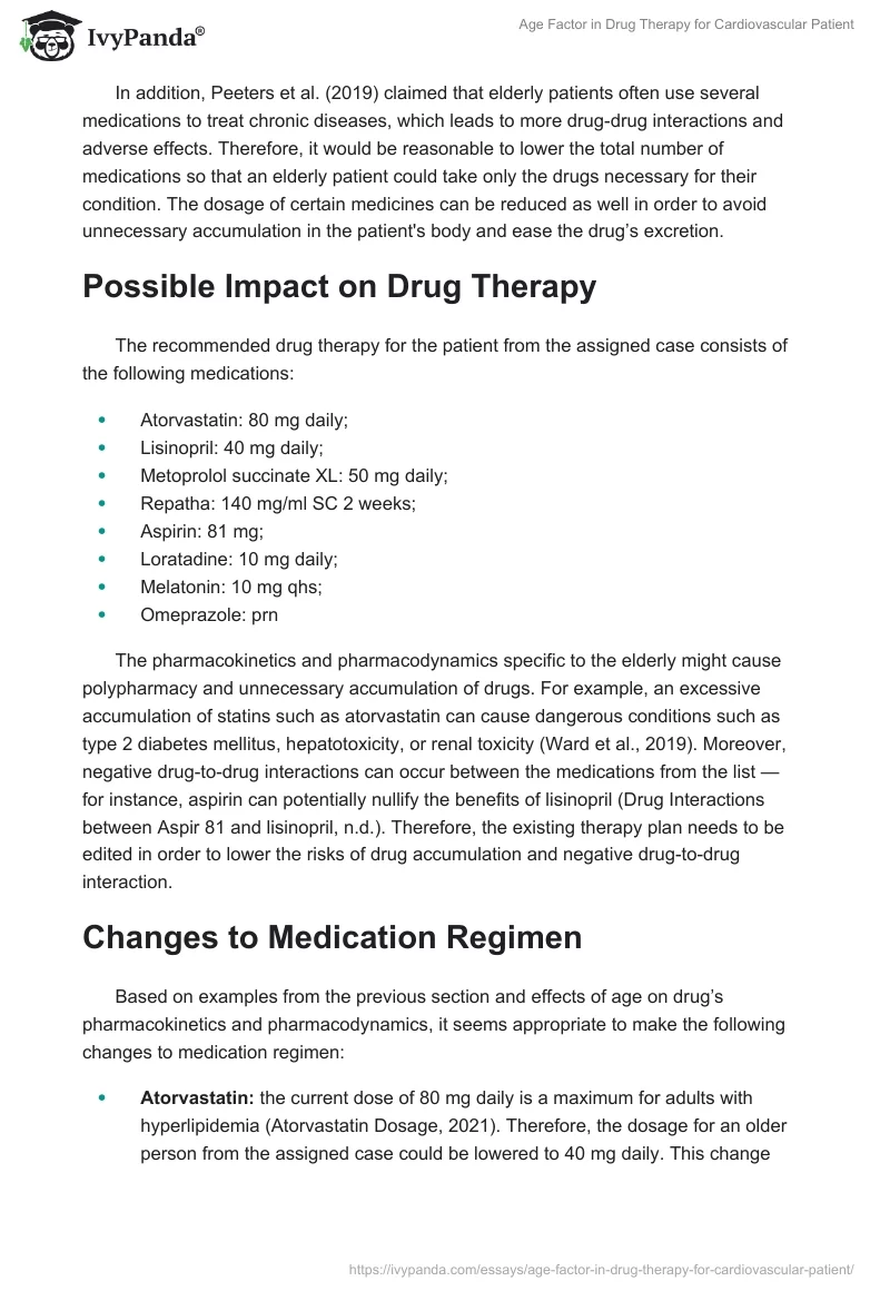 Age Factor in Drug Therapy for Cardiovascular Patient. Page 2