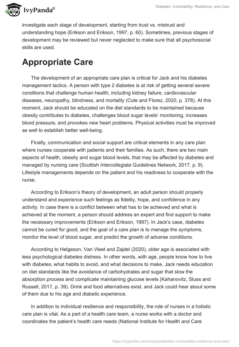 Diabetes: Vulnerability, Resilience, and Care. Page 4