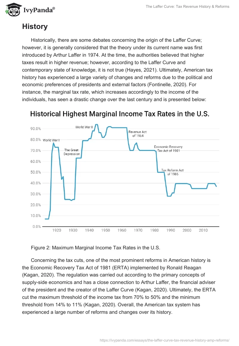 The Laffer Curve: Tax Revenue History & Reforms. Page 3