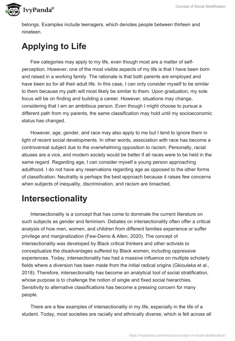 Concept of Social Stratification. Page 2