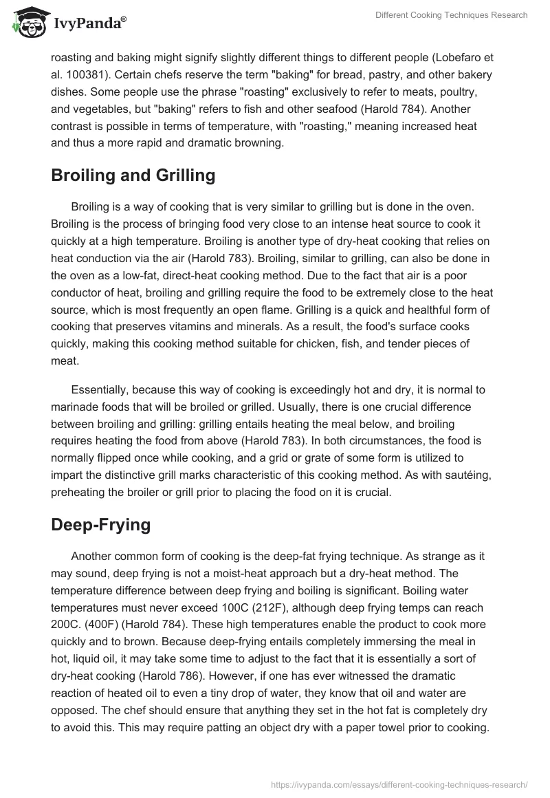Different Cooking Techniques Research. Page 5
