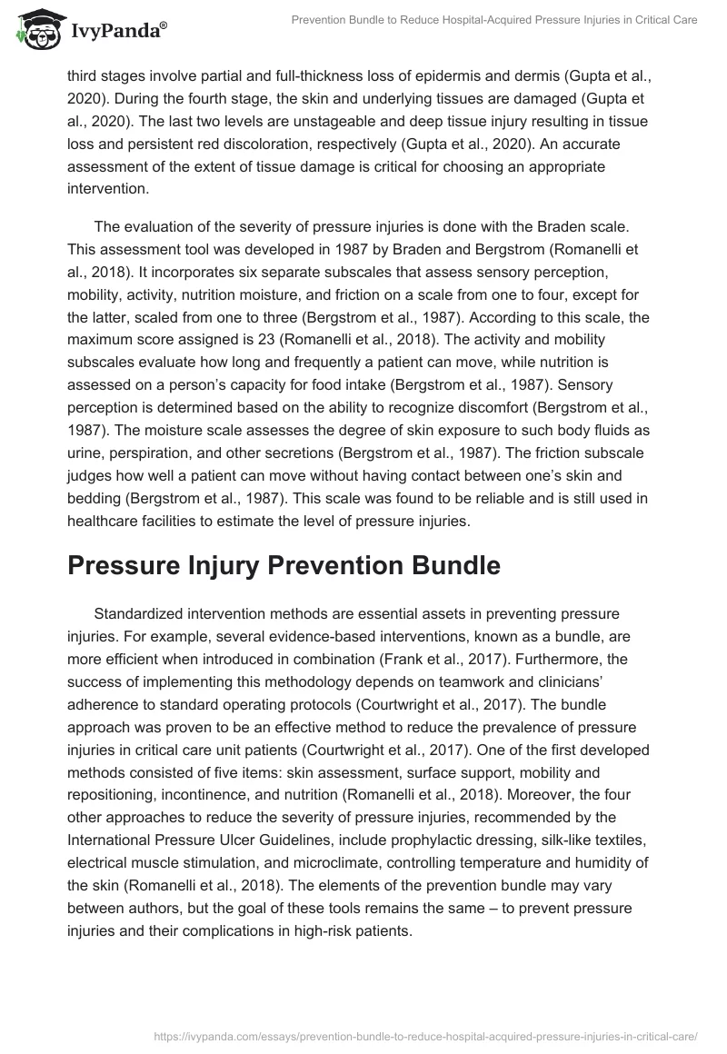 Prevention Bundle to Reduce Hospital-Acquired Pressure Injuries in Critical Care. Page 2