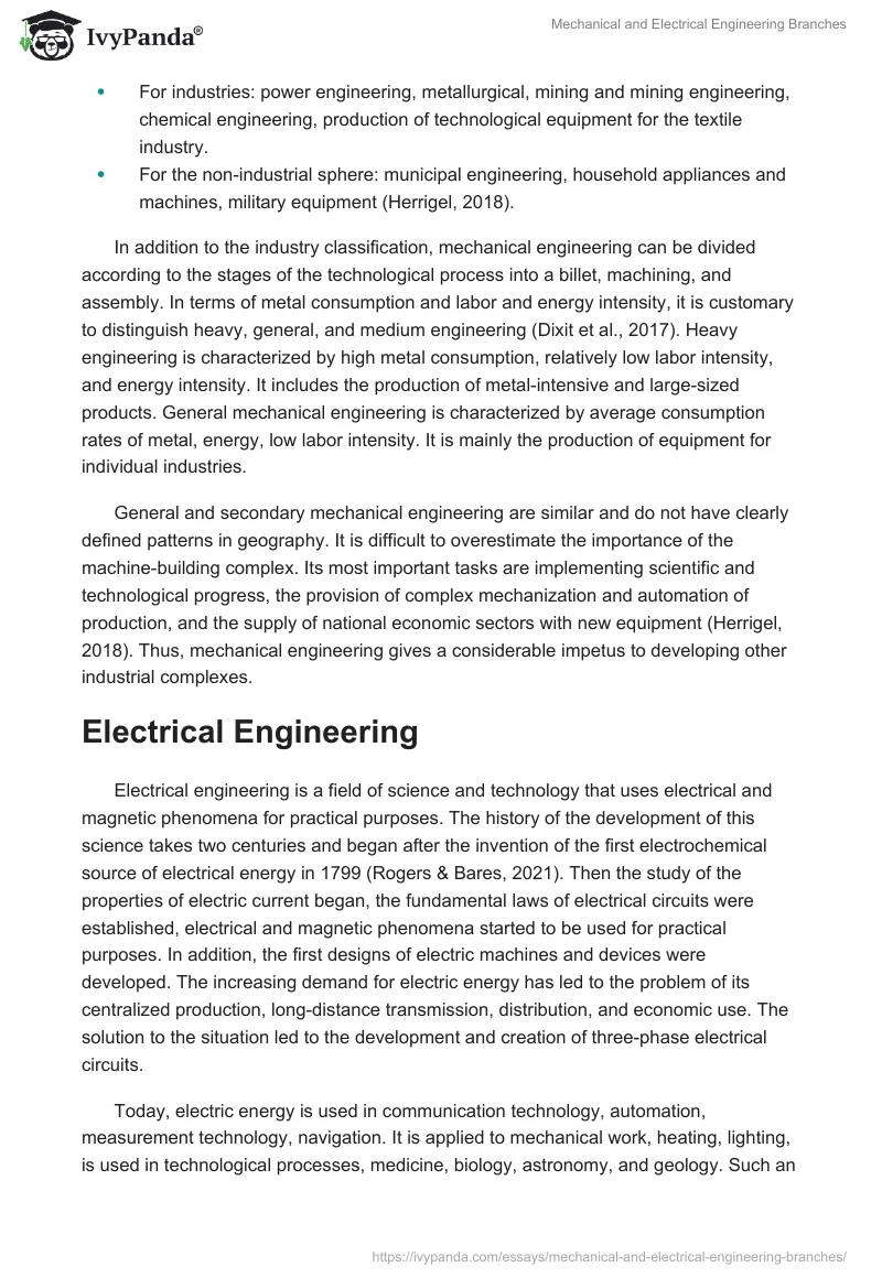 Mechanical and Electrical Engineering Branches. Page 2
