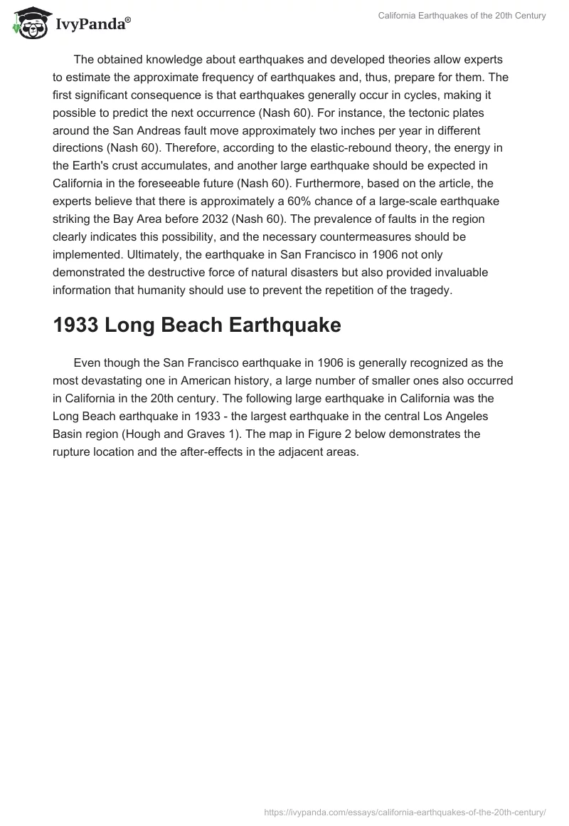 California Earthquakes of the 20th Century. Page 3