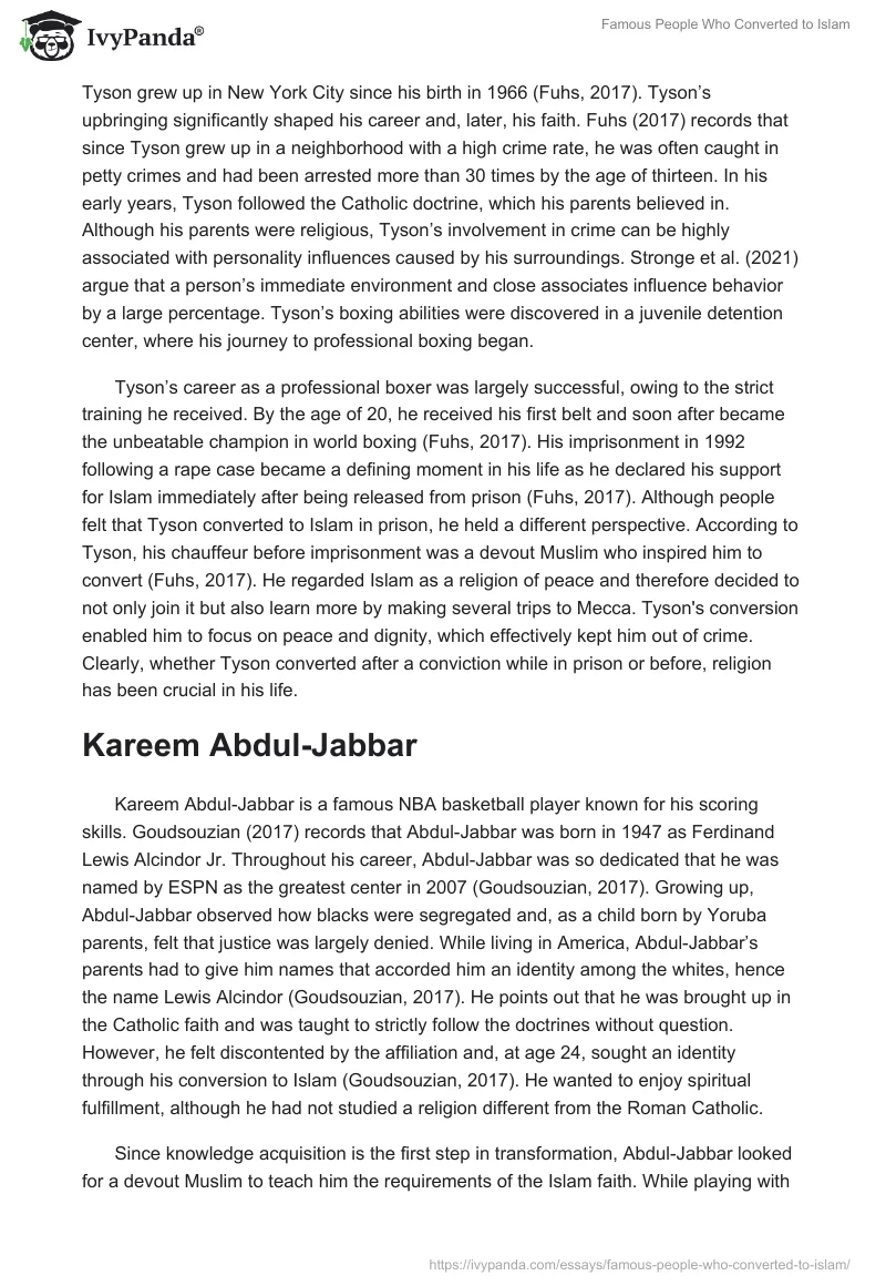 Famous People Who Converted to Islam. Page 4