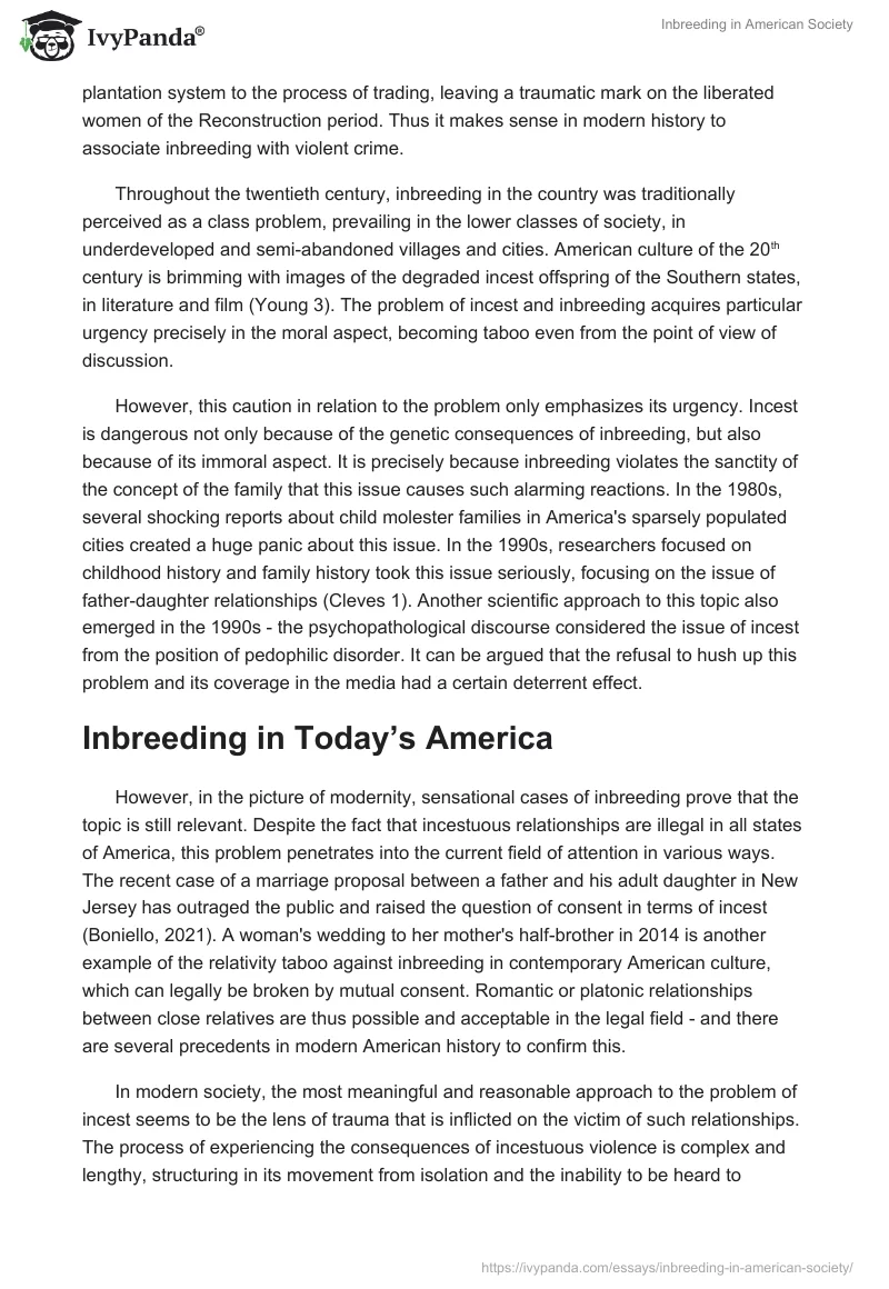 Inbreeding in American Society. Page 3