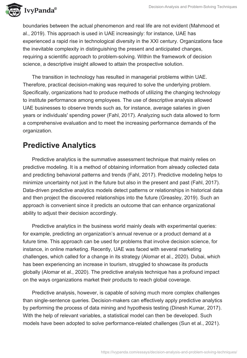 Decision-Analysis and Problem-Solving Techniques. Page 2
