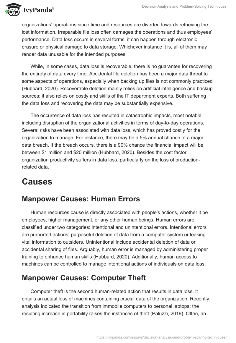 Decision-Analysis and Problem-Solving Techniques. Page 4