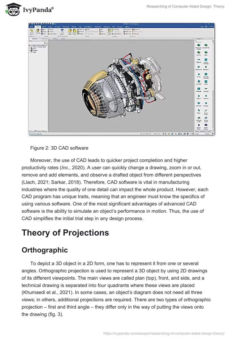 Researching of Computer-Aided Design: Theory. Page 3