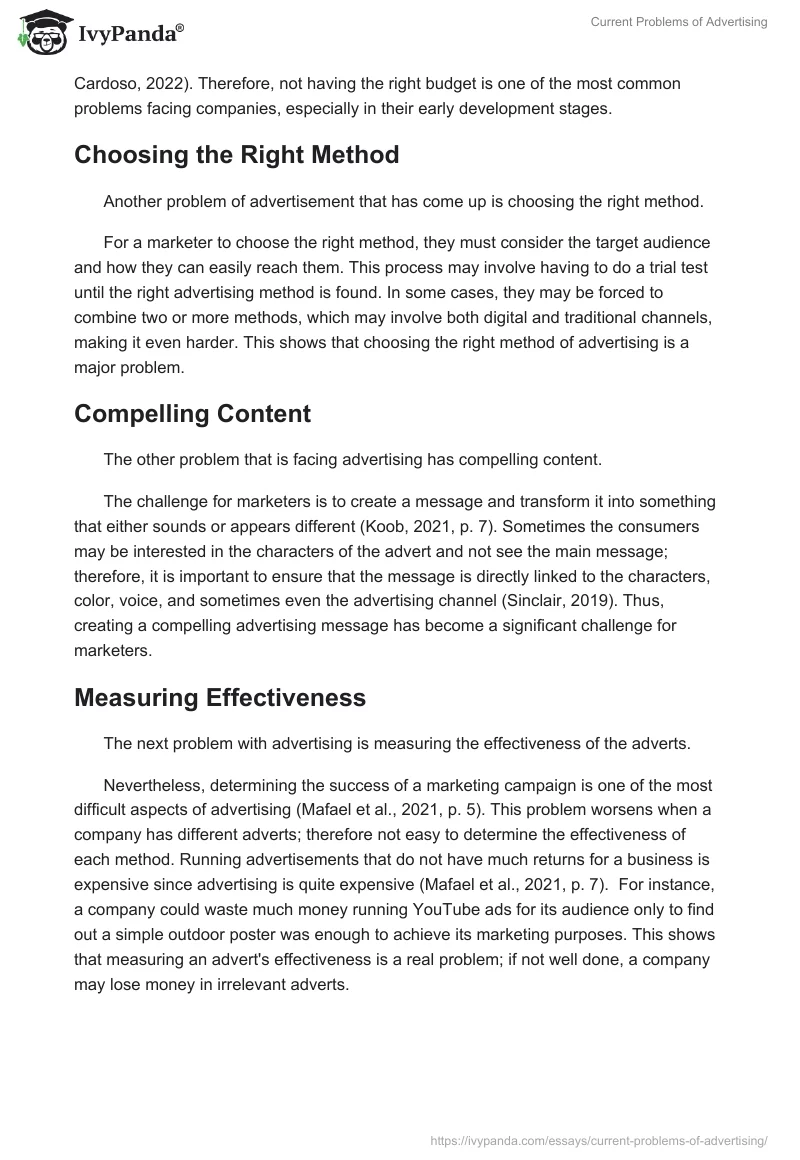Current Problems of Advertising. Page 2