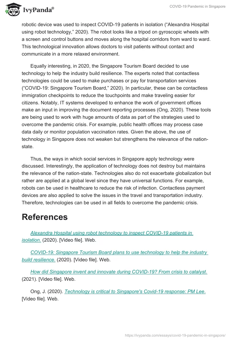 COVID-19 Pandemic in Singapore. Page 2