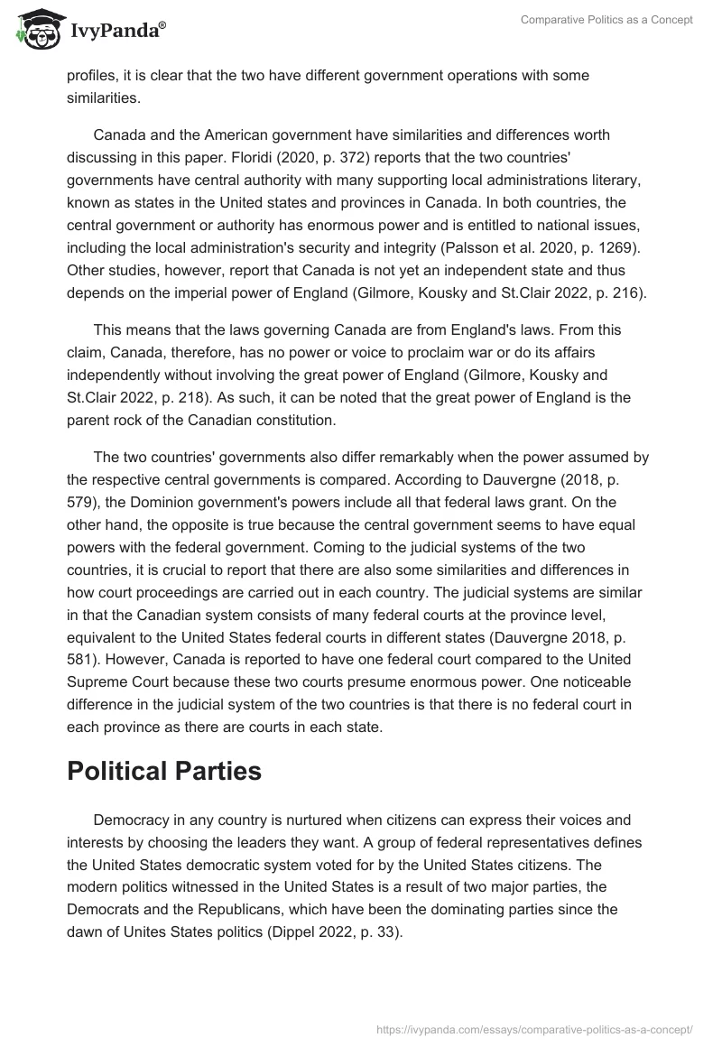 Comparative Politics as a Concept. Page 2