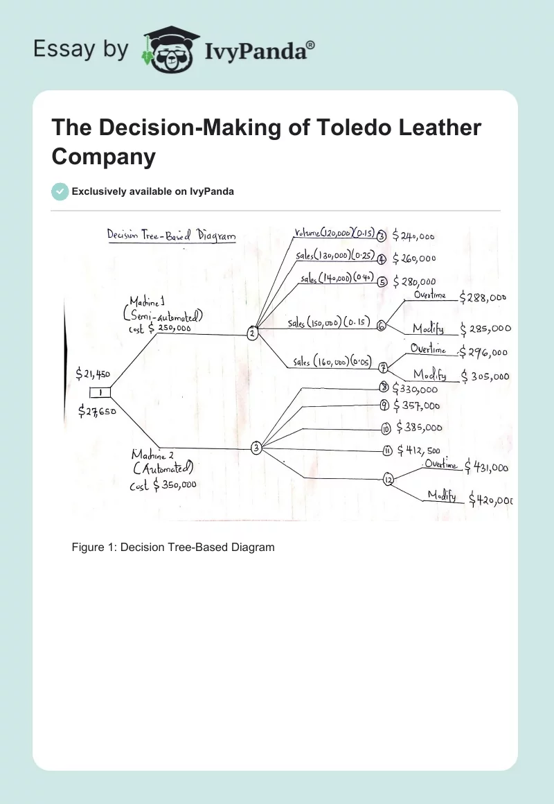 The Decision-Making of Toledo Leather Company. Page 1