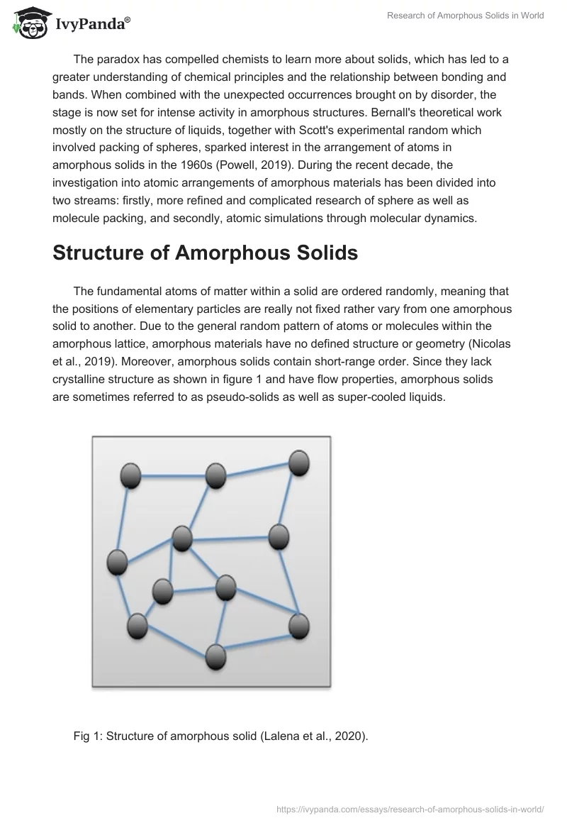 Research of Amorphous Solids in World. Page 2