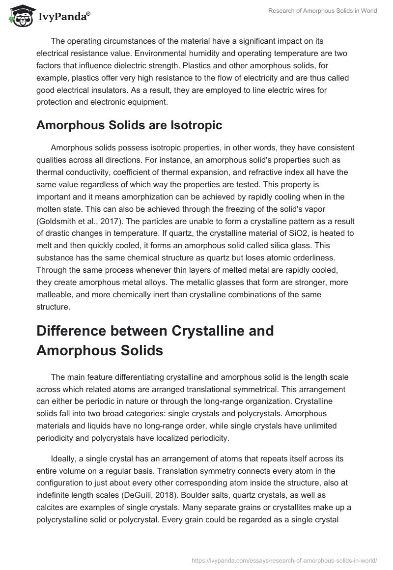 Research of Amorphous Solids in World. Page 4
