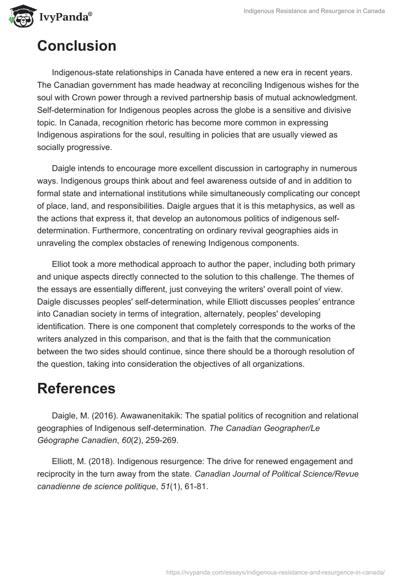 Indigenous Resistance and Resurgence in Canada. Page 4