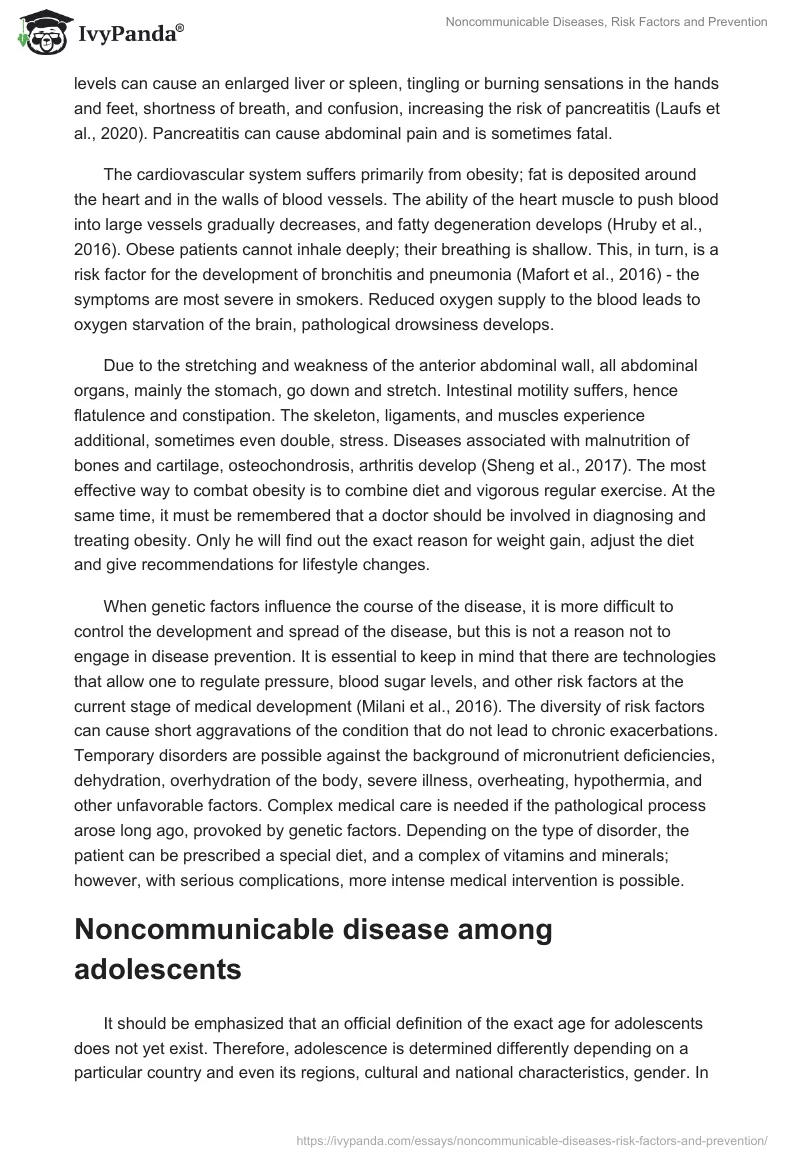 Noncommunicable Diseases, Risk Factors and Prevention. Page 4