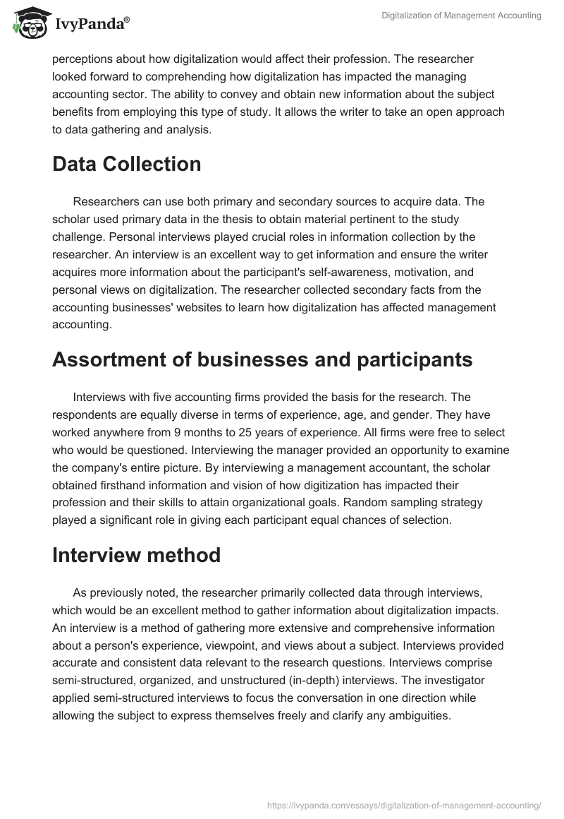 Digitalization of Management Accounting. Page 2
