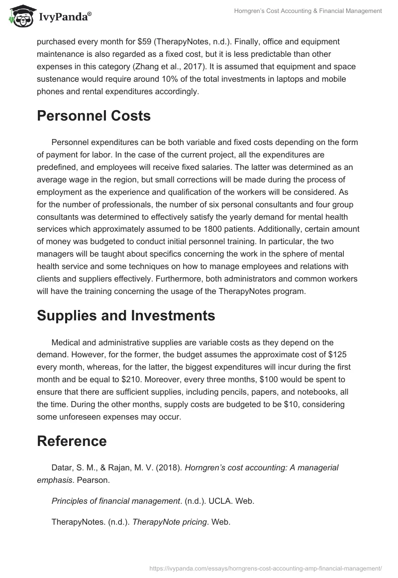 Horngren’s Cost Accounting & Financial Management. Page 3