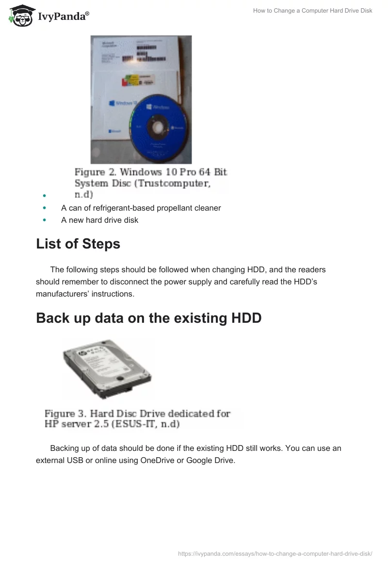 How to Change a Computer Hard Drive Disk. Page 3