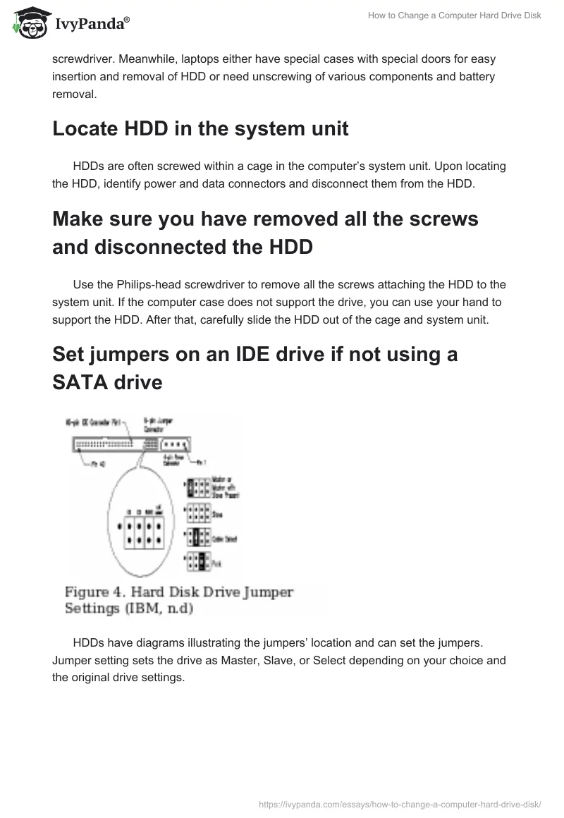 How to Change a Computer Hard Drive Disk. Page 5