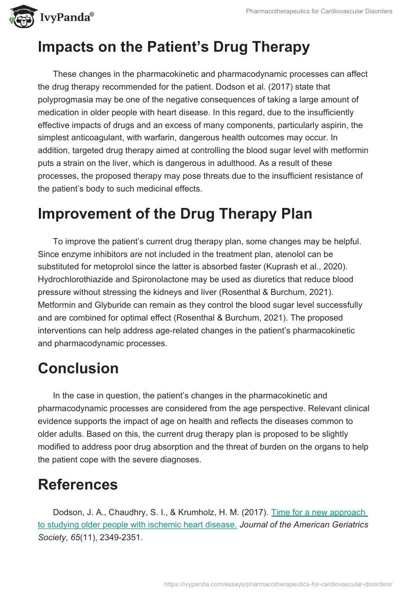 Pharmacotherapeutics for Cardiovascular Disorders. Page 2