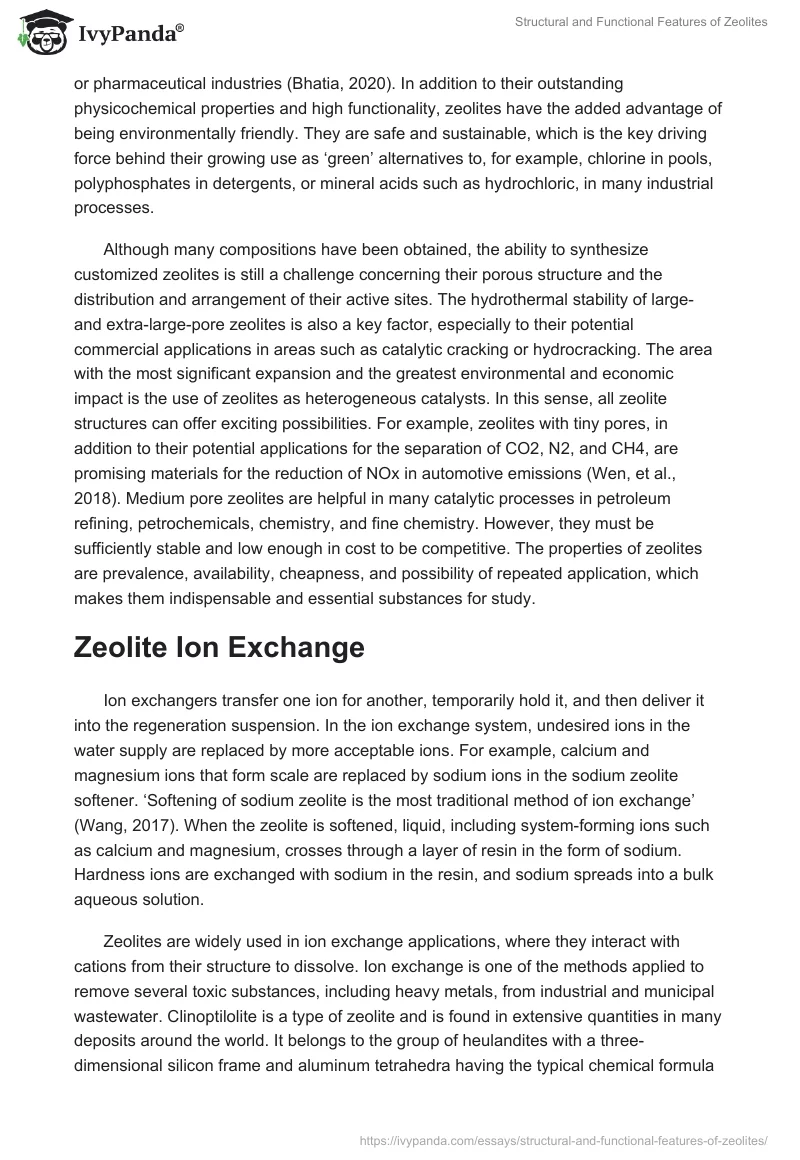 Structural and Functional Features of Zeolites. Page 3